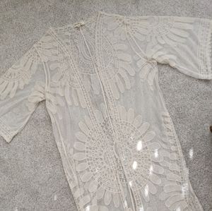 Boho Ivory RebellionAgain Kimono
